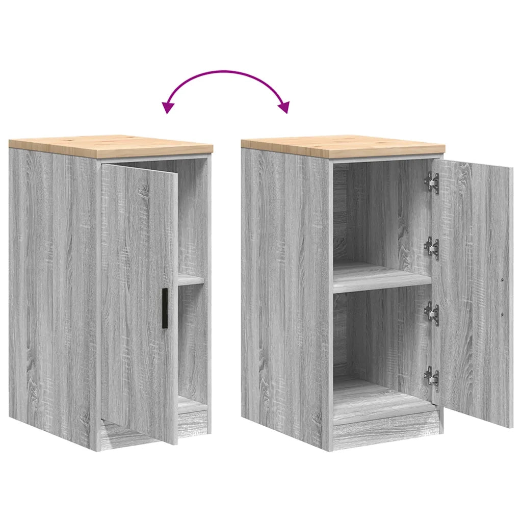 Armadietto per Garage Grigio Sonoma 40x51x85 cm 860567