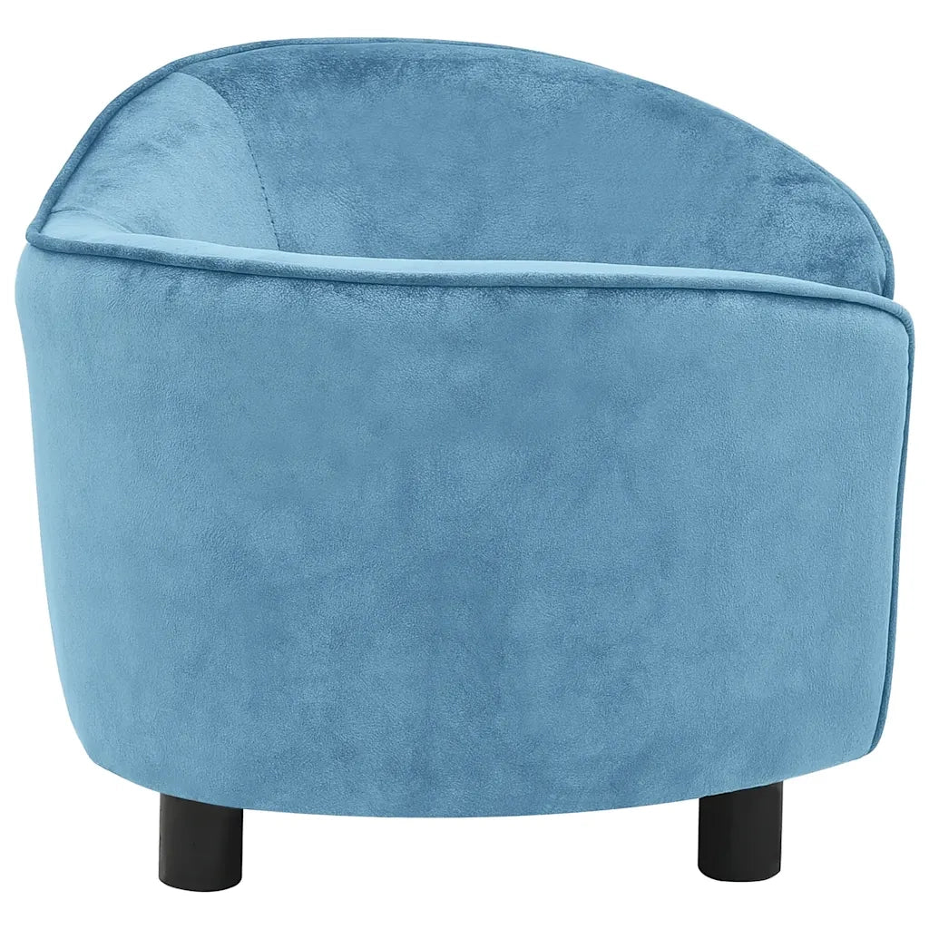 Divano per Cani Turchese 69x49x40 cm in Peluche 171026