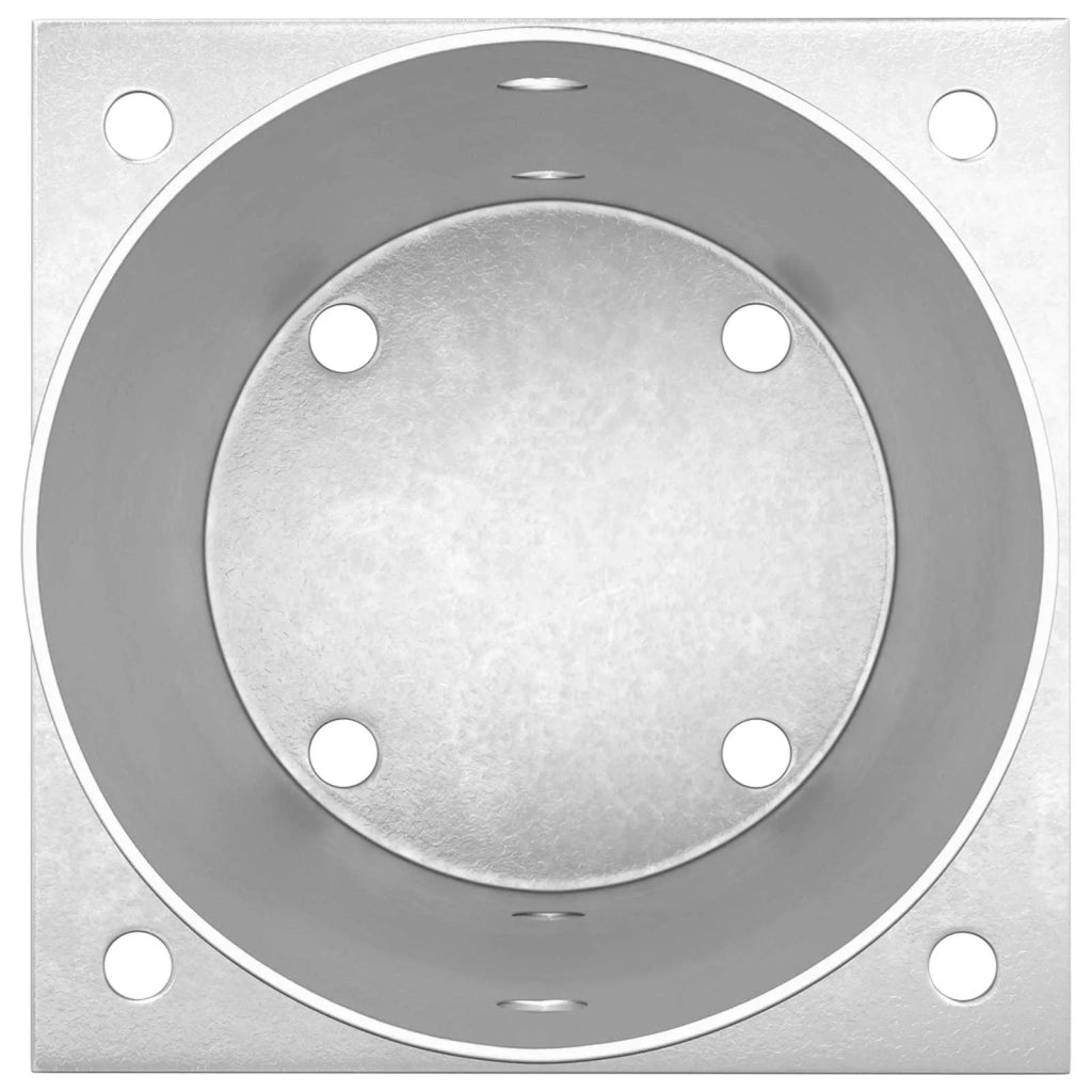 Ancora rotonda per terreno 12 pcs Argento 15 x 15 x 15 cm 42030123