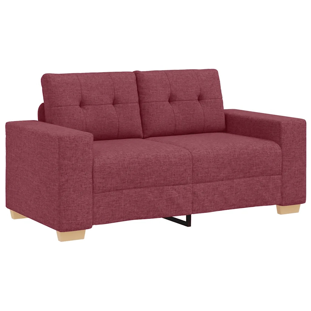 Divano Divanetto Rosso Vino 160x77x82 cm in Tessuto 4105071