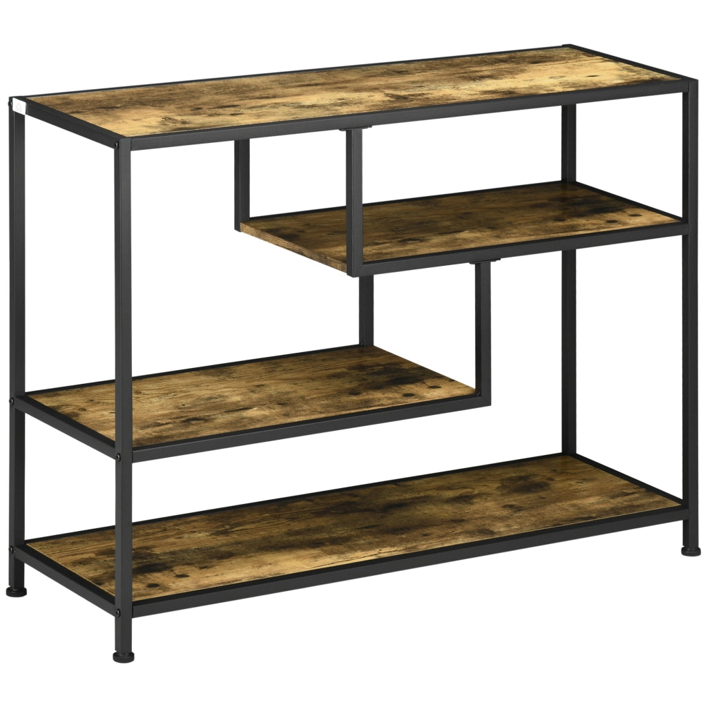 Tavolo console ¨C Zephmum ¨C Legno effetto rovere 99.6x33.6x74 cm
