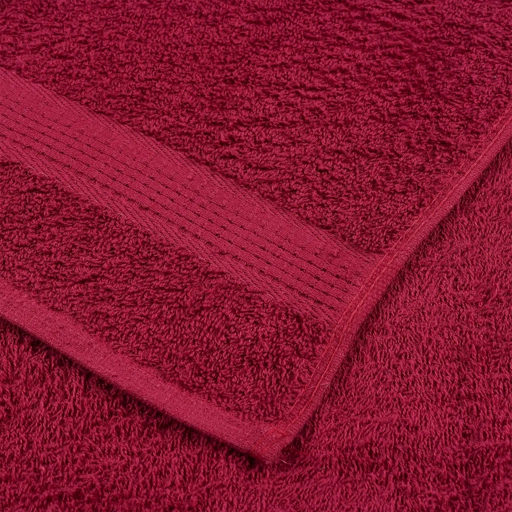 Asciugamani FROGN 10 pz Bordeaux 30x30 cm 360 g/m² 136730
