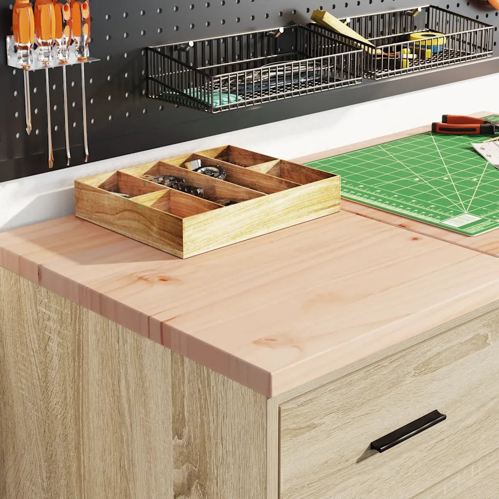 Armadi da Garage 2 pz Rovere Sonoma in Legno Multistrato CFW5480793