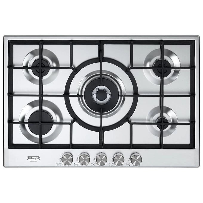 De’Longhi NSL 575 X piano cottura Acciaio inossidabile Da incasso 75 cm Gas 5 Fornello(i)