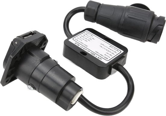 Convertitore di illuminazione per rimorchi Europese 13-pins a connettore di adattamento 7-vie americano per illuminazione di rimorchi. Kit di conversione per illuminazione di rimorchi.