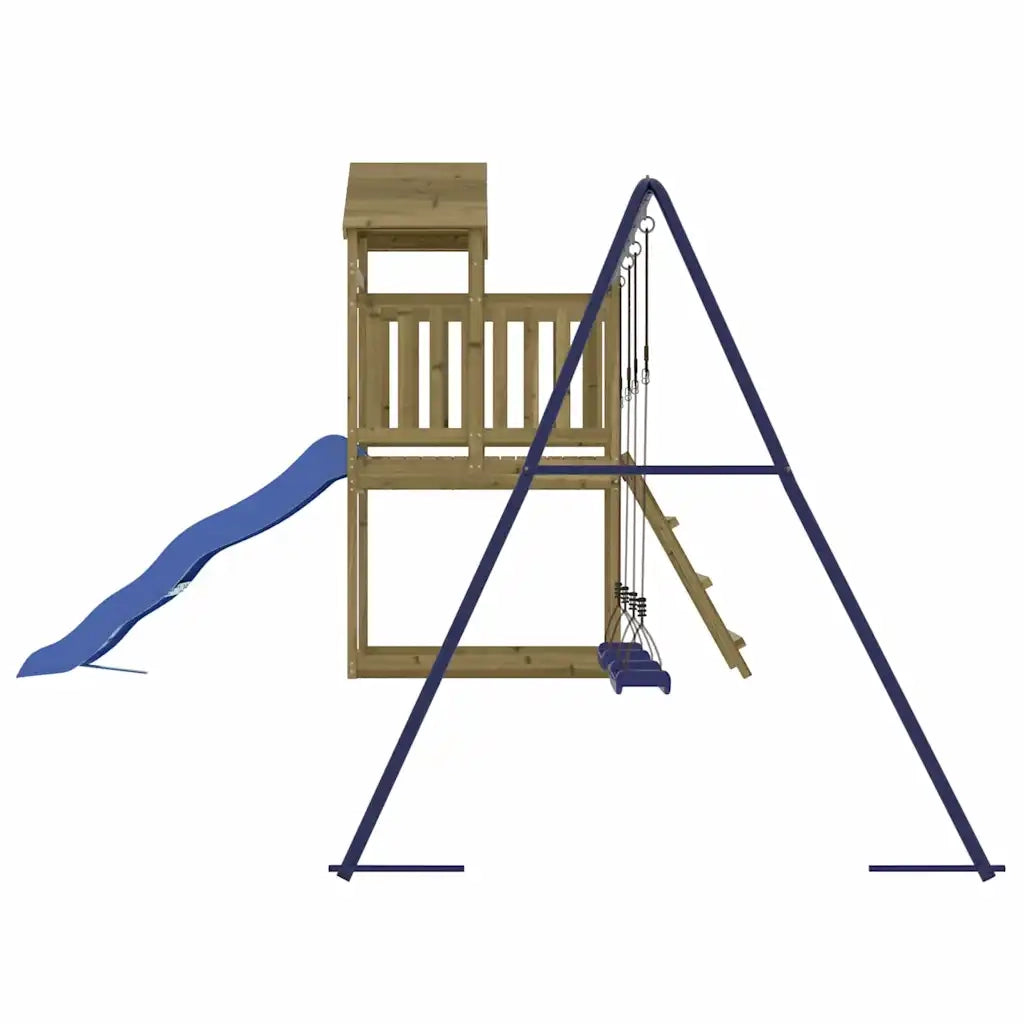 Set da Gioco da Esterno in Legno di Pino Impregnato CFW2311080