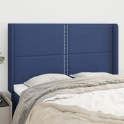 Testiera ad Orecchio Blu 147x16x118/128 cm in Tessuto 3119444