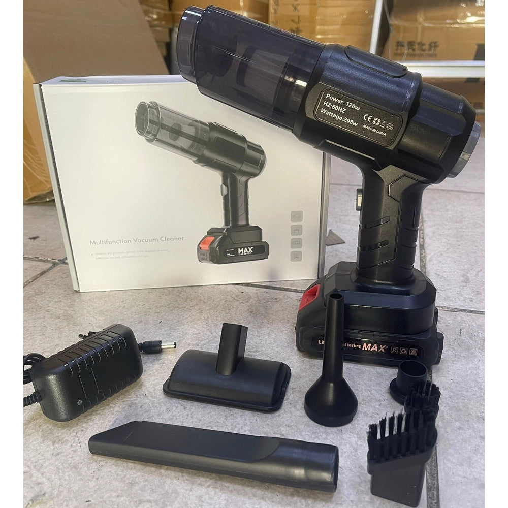 Trade Shop - Mini Aspirapolvere Aspirabriciole Senza Fili Potente Portatile A Batteria Auto Casa -