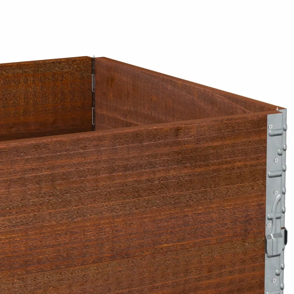 Fioriera da Giardino Marrone 80x60 cm Legno Massello di Pino 3295422