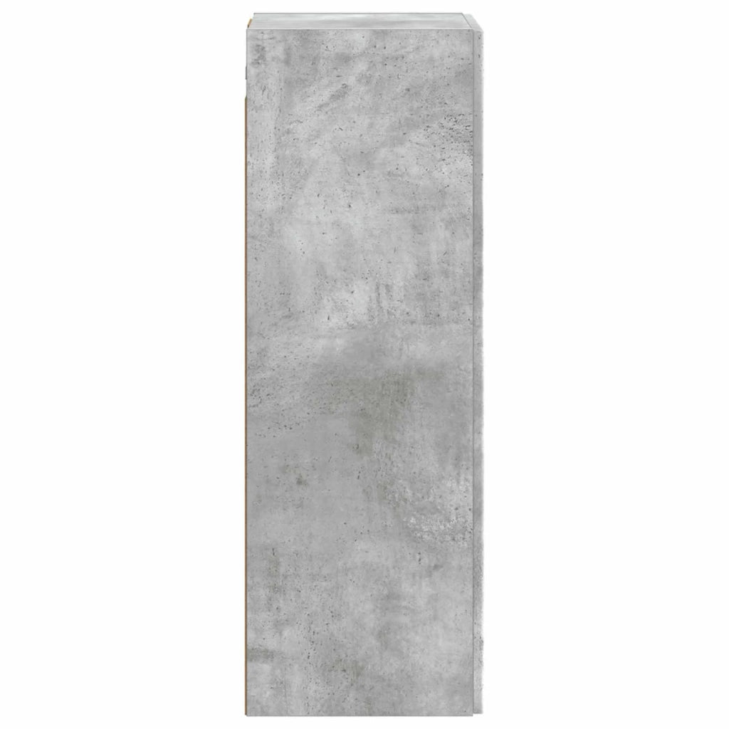 Mobiletto da Bagno a Muro Grigio Cemento 33 x 34,5 x 60 cm 890535