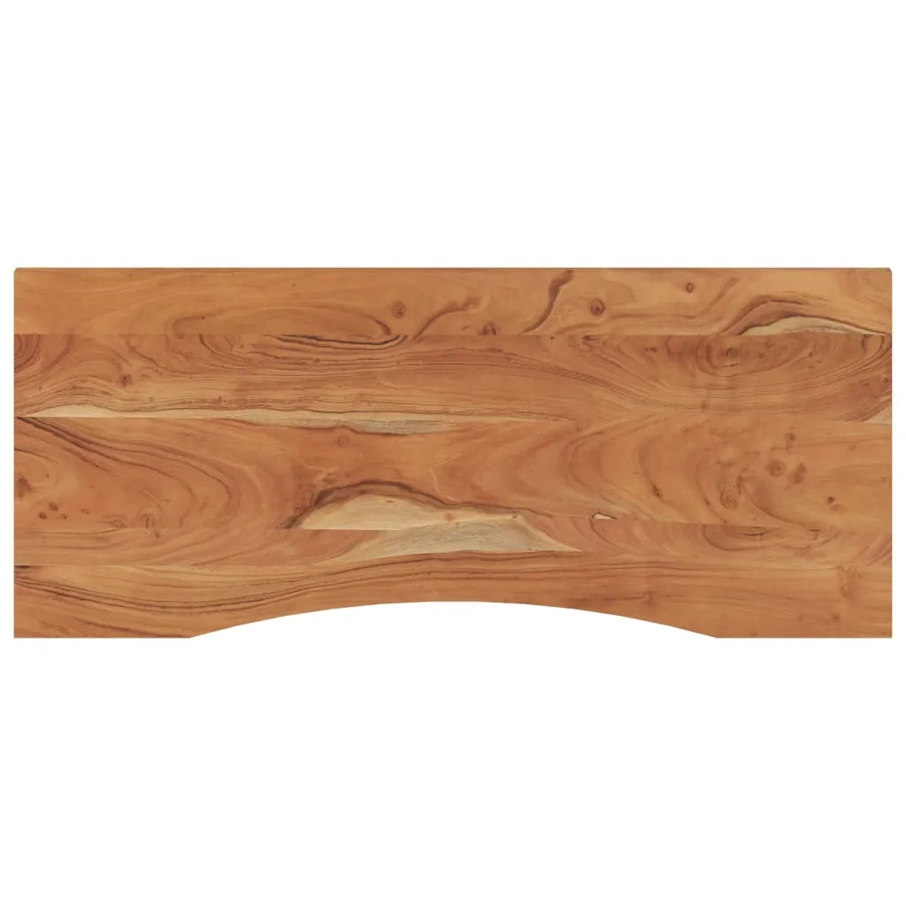 vidaXL Piano Scrivania 120x50x2,5cm Rettangolare Legno Massello Acacia