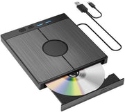 Disco rigido esterno 7 in 1 portatile per PC con porta USB 3.0/Type-C/SD/TF, compatibile con dischi ottici da 100 GB. Disco rigido esterno compatibile con Windows XP/7/8/10/11 e laptop AC.
