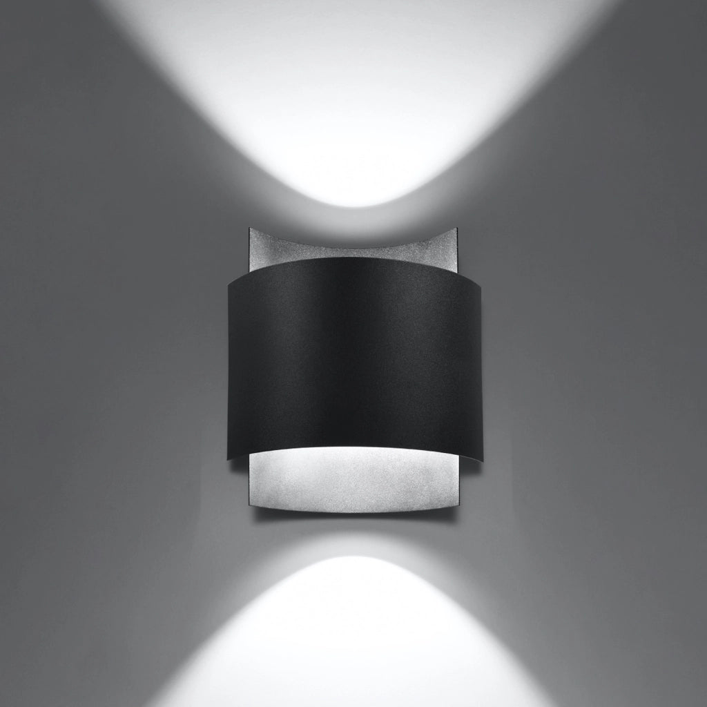 Applique FORGIO nera in metallo 1xG9 IP20 Pure Lume