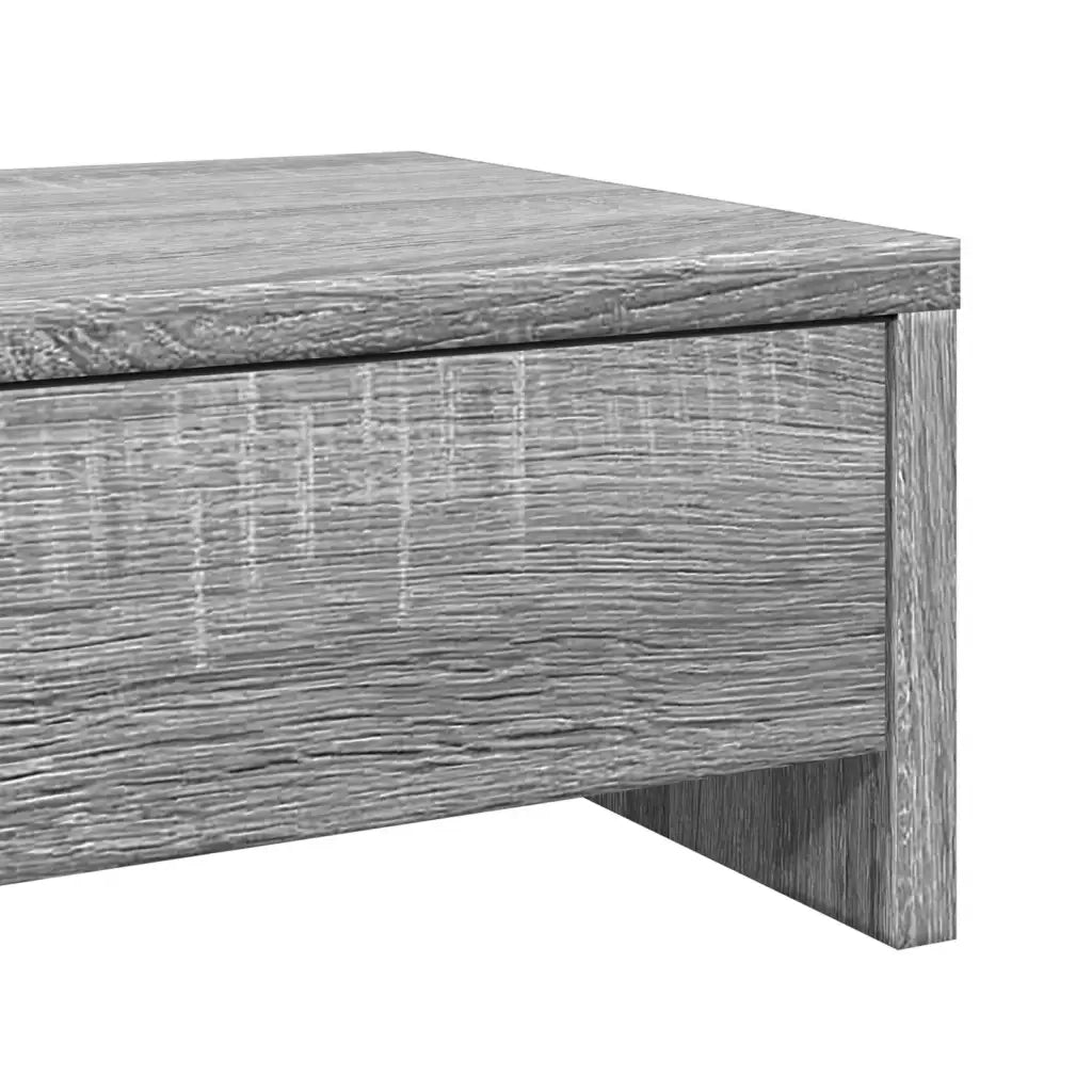 Supporto Monitor con Cassetti Grigio 100x27x15 cm in Truciolato