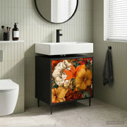 Mobile da Bagno GENNEP Rovere Nero 60 x 40 x 61 cm 8007415
