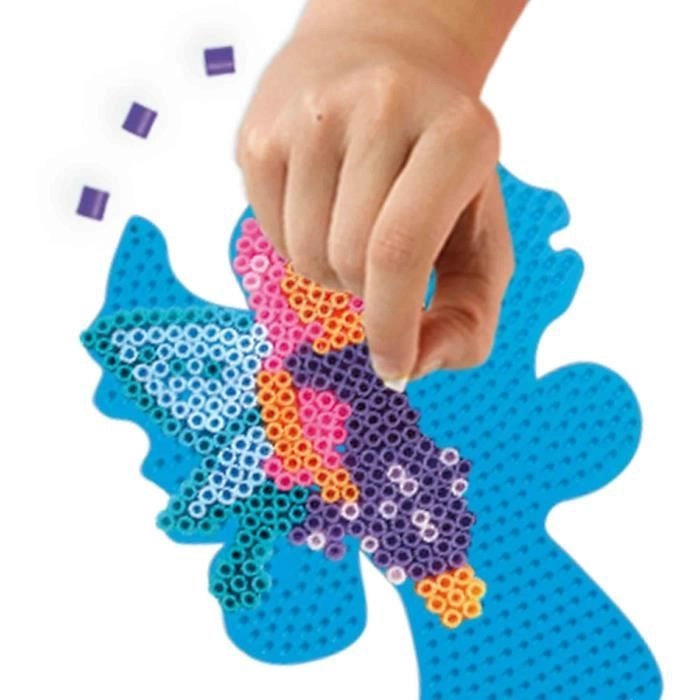 Perline da stirare - Fate - SES CREATIVE - Crea magnifiche fate con 1200 perline e vassoio a forma di fata.