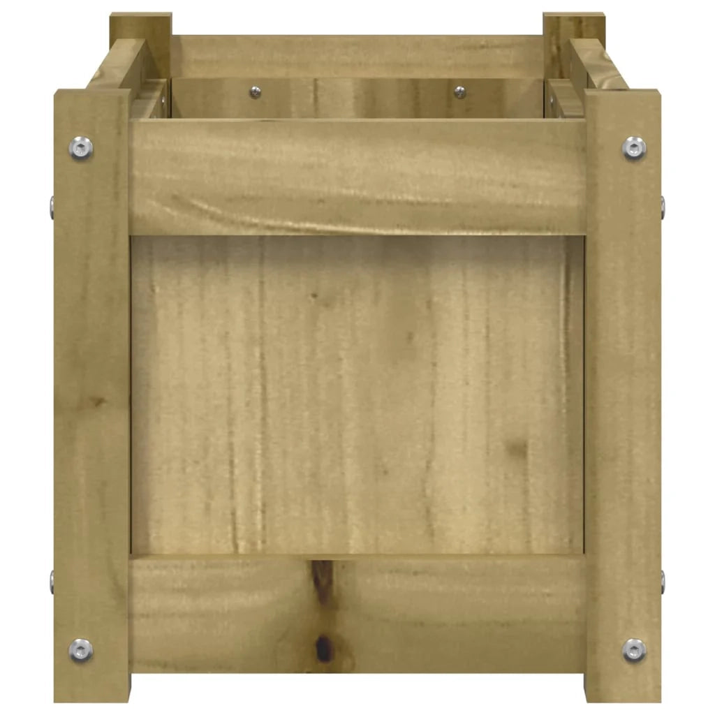 Fioriera aiuola rialzata fioriera aiuola giardino terrazza set da 2 legno di pino impregnato marrone 02_0039030