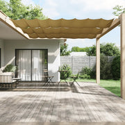 Paravento Verticale Beige 140x420 cm in Tessuto Oxford 148264
