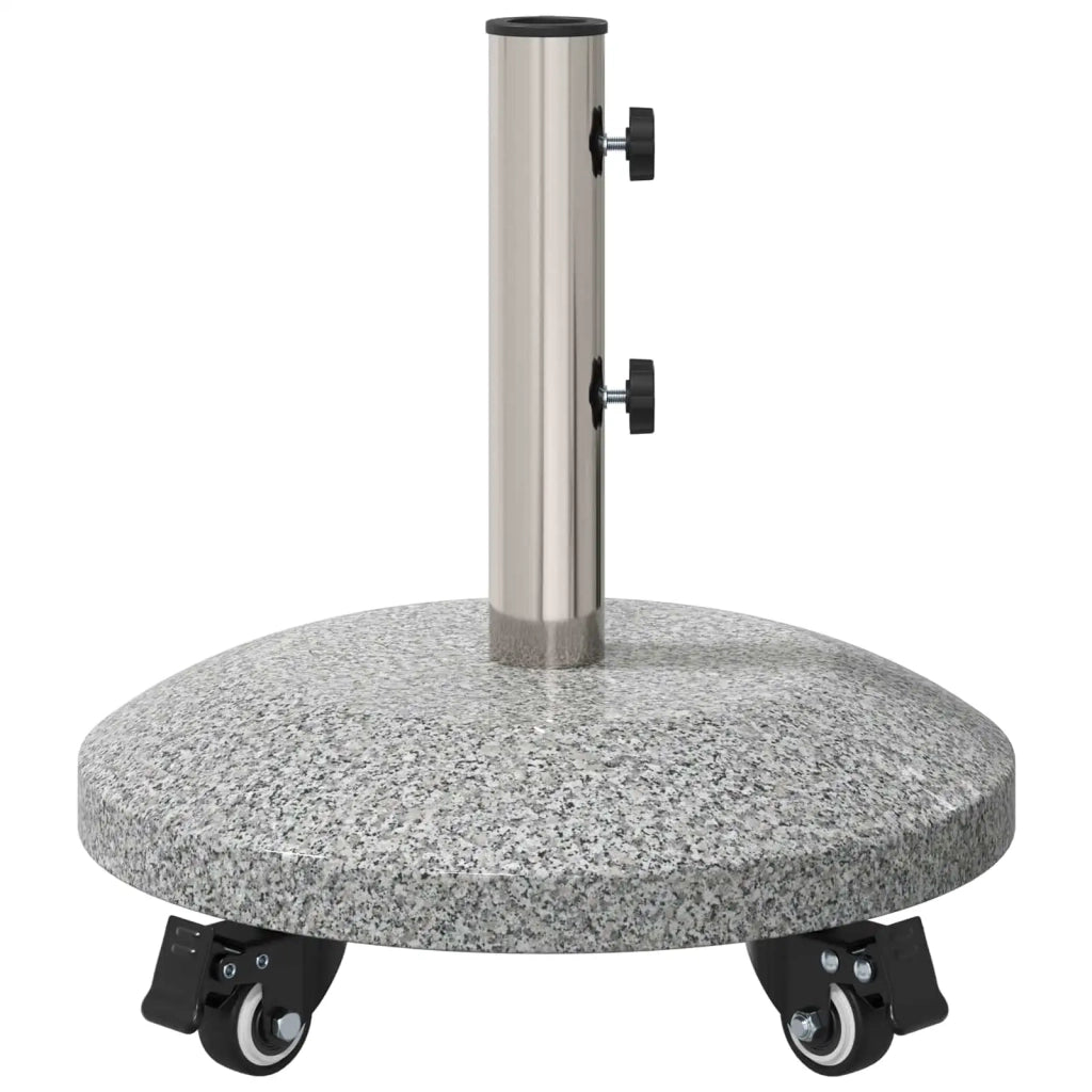 Base per Ombrello in Granito con Ruote per Pali da 4-5 cm 42034379