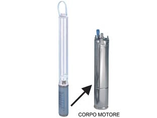 CORPO MOTORE P/ELETTROPOMPA SOMMERSA 4 MONOF. 4OS11M235/C KW 1,1    LOWARA