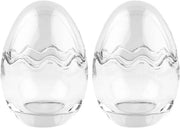 Set decorativo per vaso di vetro a doppio strato - Coperchio rimovibile - Riempibile - Translucido - 116 cm di altezza - Ø 82 cm