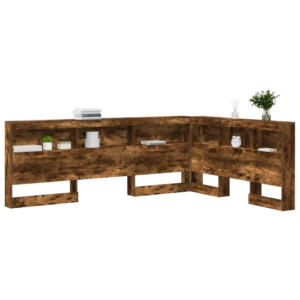Testata contenitore Rovere fumé 140 cm Legno multistrato 3335489