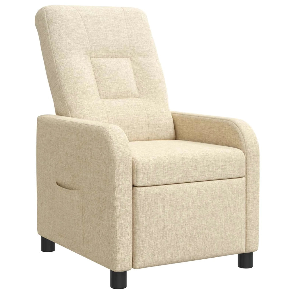 Divano Sedia-Poltrona reclinabile Crema Tessuto 102785