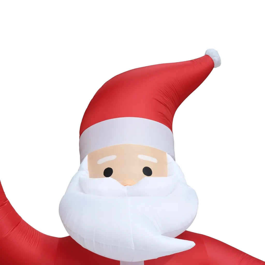 Babbo Natale Gonfiabile con LED IP20 600 cm XXL 284384