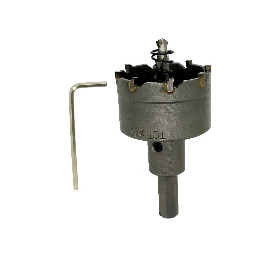 Trade Shop - Fresa A Tazza Con Punta Per Trapano Muro Metallo Legno Acciaio Da 20 A 80mm -       30 Mm