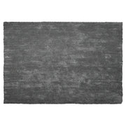 Tappeto Shaggy Grigio Scuro 140 x 200 cm Moderno Tappeto Rettangolare Trapuntato a Pelo Lungo