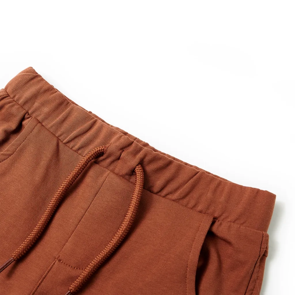 Pantaloncini per Bambini con Coulisse Marrone 104 CFW5953089