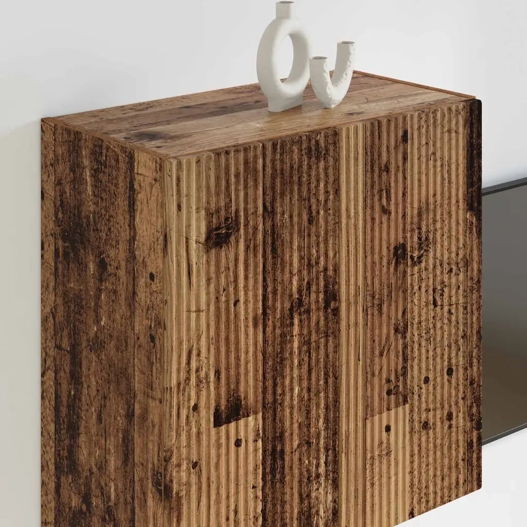 Mobile TV da parete Legno vecchio 59,5 x 31 x 60 cm