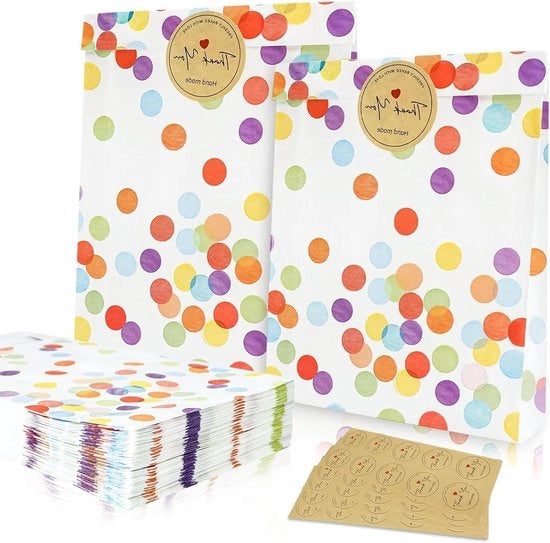 Set di regali per bambini (50 unità) con adesivi - Borse di compleanno per bambini e matrimoni - Set di 50