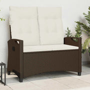Panchina da giardino Marrone e Crema 105 x 60 x 112 cm 42026851