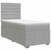 Letto box spring con materasso Grigio Chiaro 80 x 200 cm 3454001