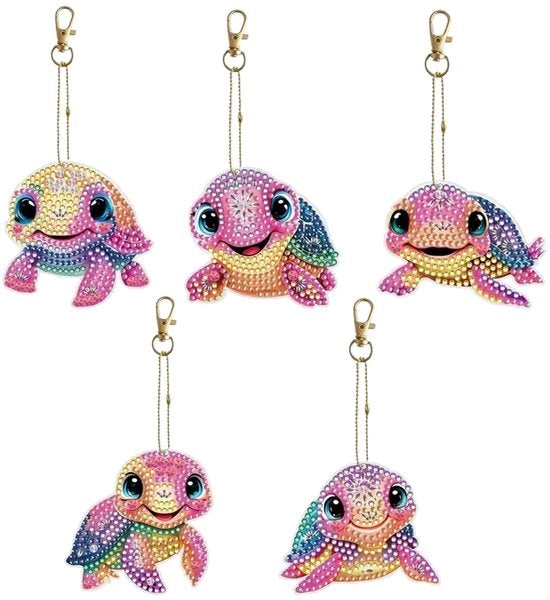 Decorazioni per la stanza dei bambini - 5 pezzi - Hanger per chiavi in diamante - Decorazioni - Regali - Hanger - Bambini - Modelli