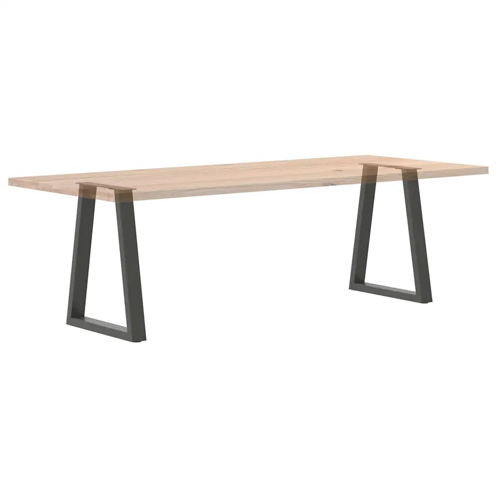 Gambe per tavolo da pranzo a forma di V 2 pz Antracite 50x(72-73,3) cm Acciaio