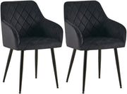 2er Set Esszimmerstuhl Monett Samt B