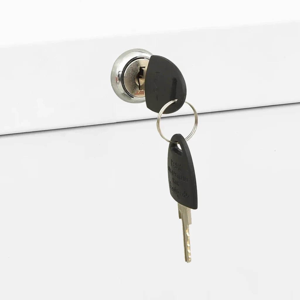 Armadio Classificatore Bianco 90x46x72,5 cm in Acciaio 336286