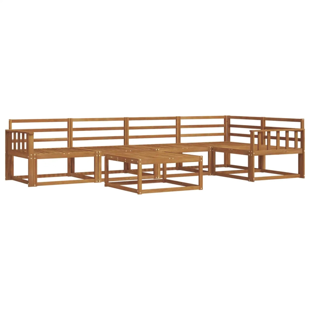 Set di divani da esterno 6 pcs Naturale