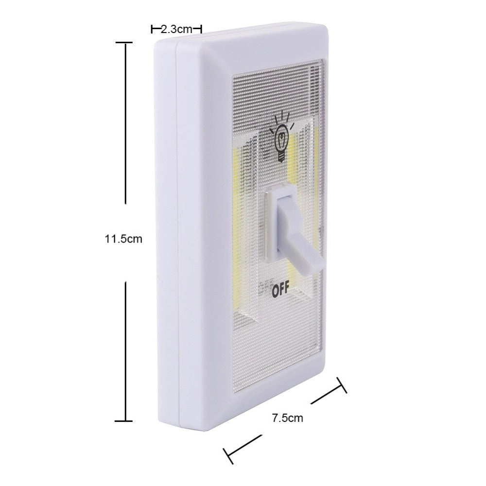 Trade Shop - Luce A Led Cob Switch 2 Strip Led Luce Armadio Cantina Credenza Casa 200 Lumens -