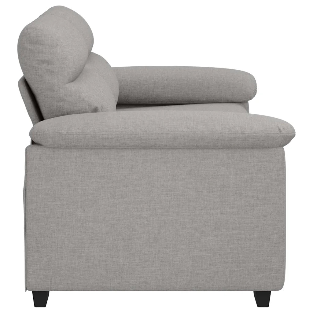 Divano a 2 Posti Grigio Nuvola 160x81x84 cm in Tessuto 4105305