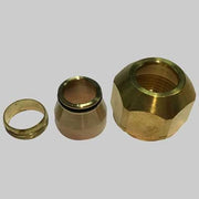 RACCORDO A STRINGERE PER TUBO RAME  3/4 x 16     TECO