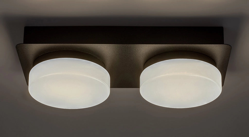 Plafoniera/applique LED 11W 4000K nero opaco Attichus Rabalux