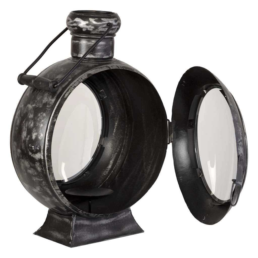 Candelabro metallo nero 29x21x40