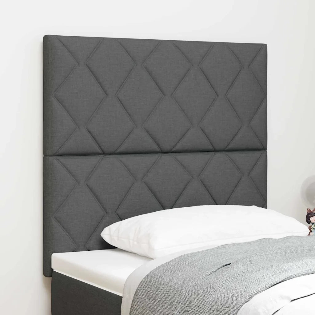 Testiera Grigio scuro 100 cm Tessuto 3337900