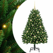 Albero di Natale | Decorazioni natalizie artificiale Verde 120 cm PVC e Metallo