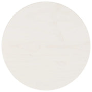 Piano Tavolo | Superficie Tavolo | Piano Scrivania Rotondo Bianco ?30x3 cm in Legno Massello di Pino