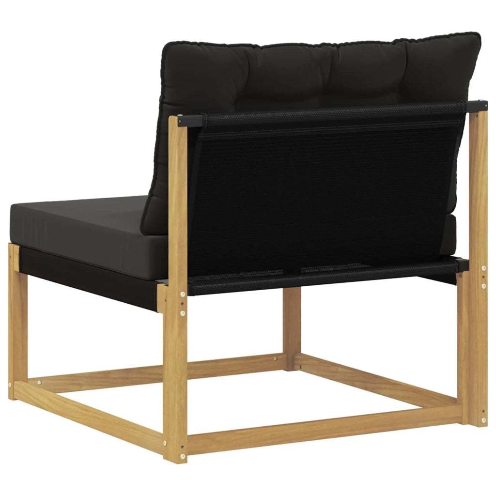 Divano centrale per esterno-Divano componibile Bianco 79 x 83 x 73 cm acciaio 602951
