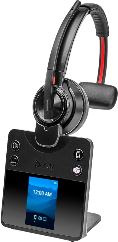 HP Poly Cuffie monoaurali per ufficio Poly Savi 8410 DECT 1880-1900 MHz certificate per Microsoft Teams